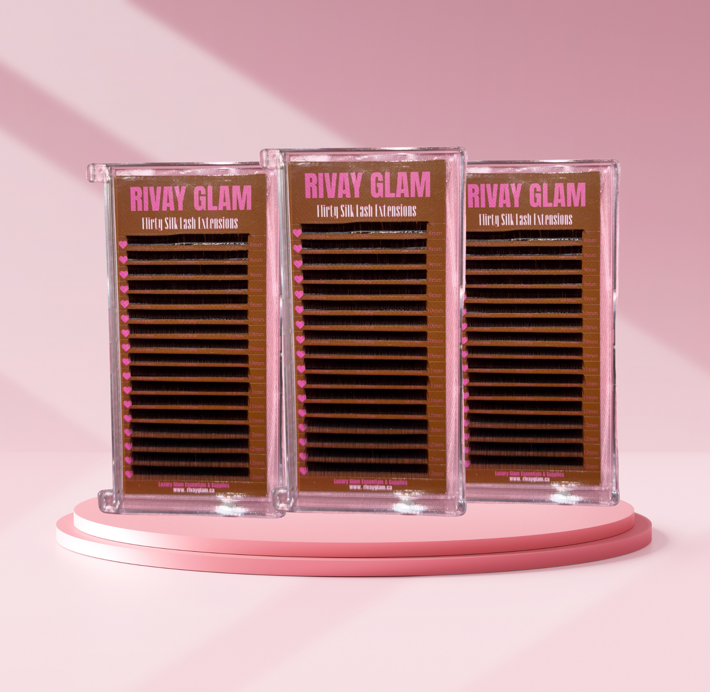 RIVAY GLAM BROWN FLIRTY 0.07 MIX TRAYS