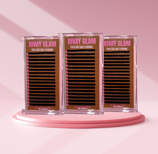 RIVAY GLAM BROWN FLIRTY 0.07 MIX TRAYS